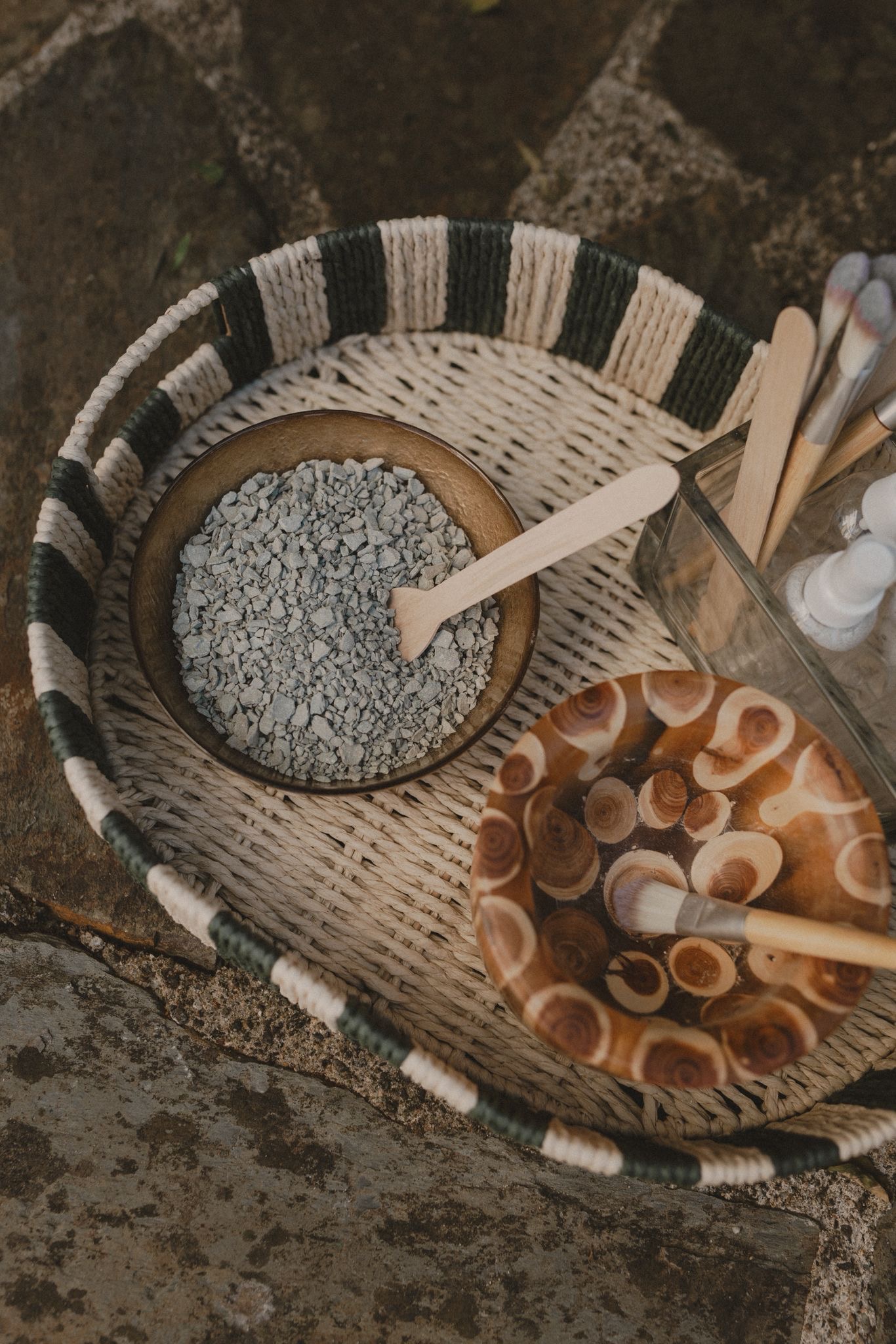Argile et accessoires de soin